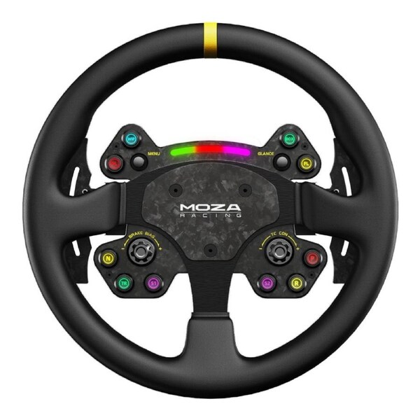 Moza Racing RS V2 Round Leather Steering Wheel