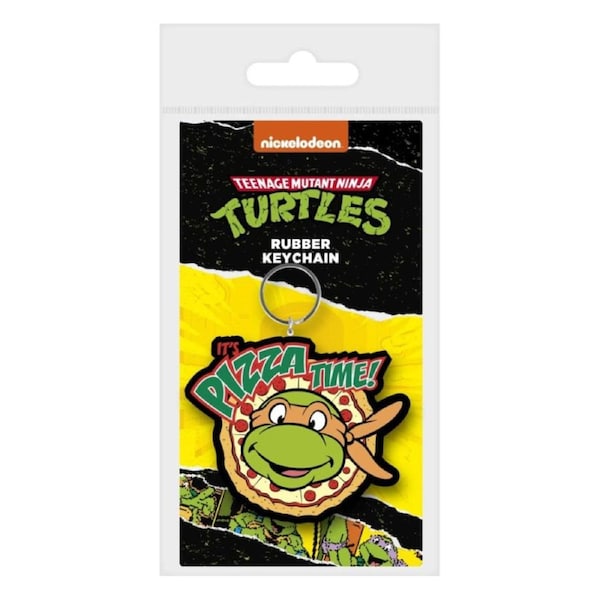 TMNT Pizza Time Keyring