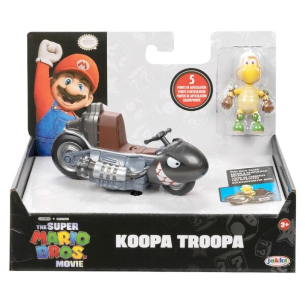 The Super Mario Bros. Movie Koopa Troopa With Kart Figure