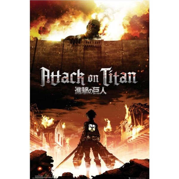 Attack On Titan Key Art Poster