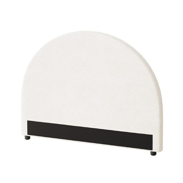 Oikiture Bed Head King Single Size Headboard Bedhead Boucle White