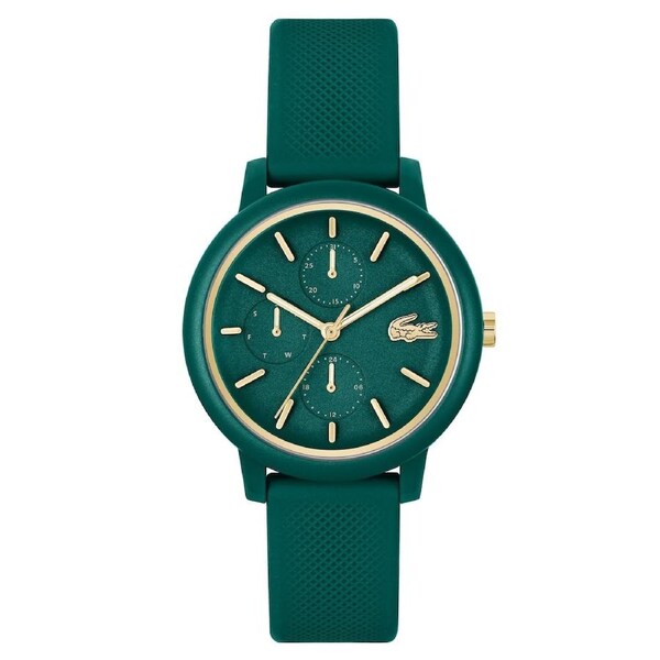 Lacoste Silicone Green Dial Multi-function Women's Watch - 2001329