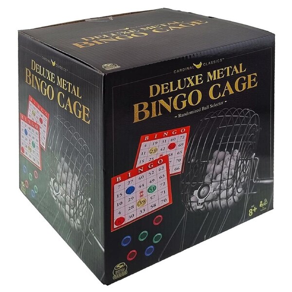 Cardinal Games Classic Deluxe Metal Bingo Cage