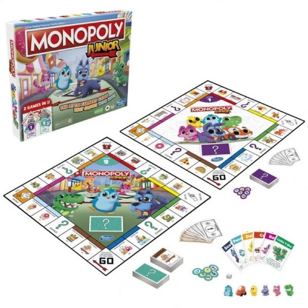 Monopoly Junior 2-in-1 Edition Board Game