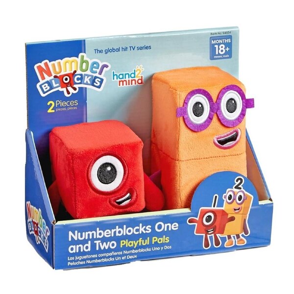Numberblocks One and Two Playful Pals Plush