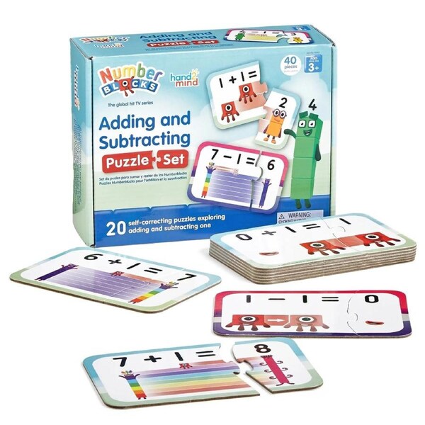Numberblocks Adding and Subtracting Puzzle Set