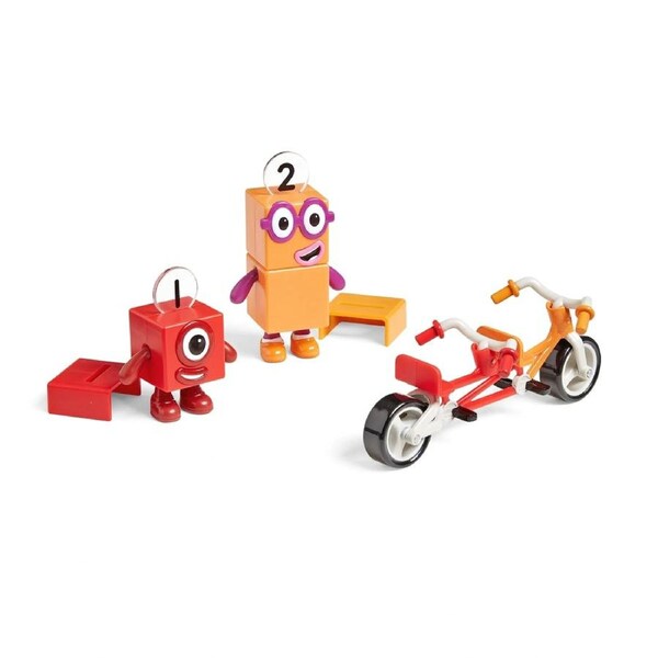 Numberblocks One and Two Bike Adventure Figure Set