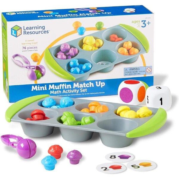 Mini Muffin Match Up Math Activity Set