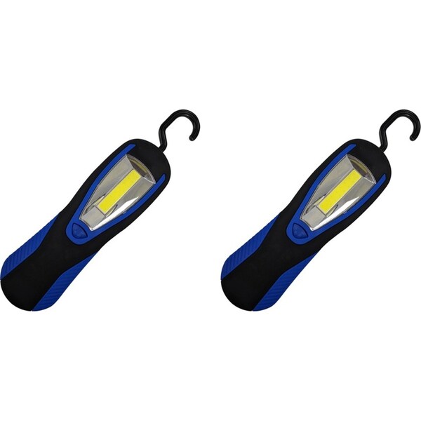 2x Cockatoo Camping Magnet/Hook LED Light Outdoor Hiking Flashlight Orange/Black