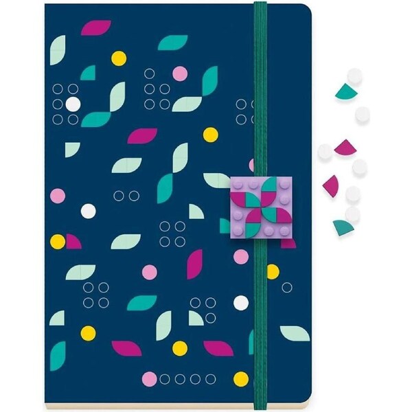 LEGO - Notebook with Sliding LEGO Plate Charm - Dots