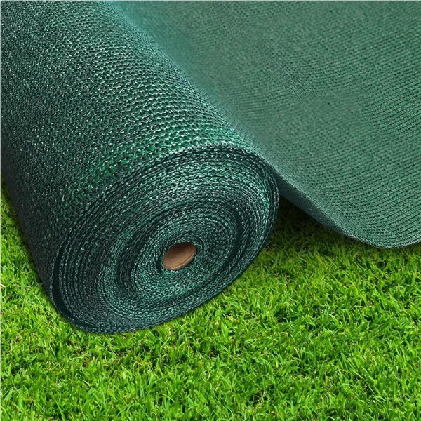 50%70%90% Instahut Shade Cloth UV Sun Shadecloth Sail Roll Mesh Outdoor Green 3.66x10M - 195GSM / Green