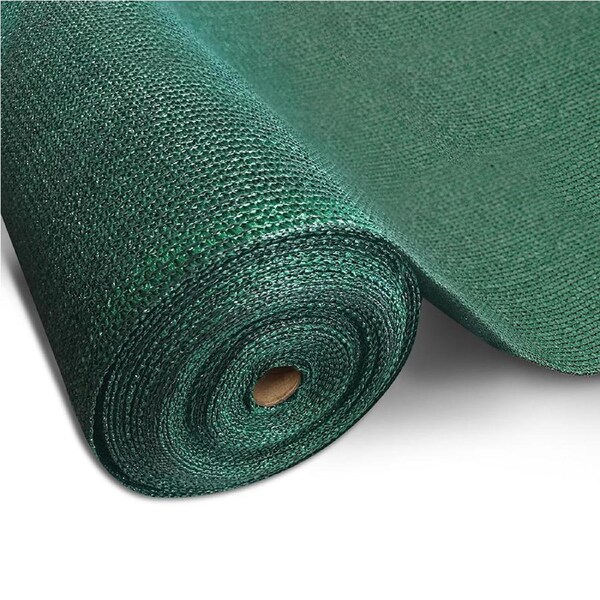 50%70%90% Instahut Shade Cloth UV Sun Shadecloth Sail Roll Mesh Outdoor Green 3.66x20M - 195GSM / Green