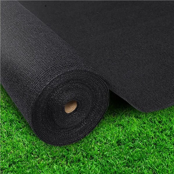 50%70%90% Instahut Shade Cloth Shadecloth Sail UV Sun Roll Mesh Outdoor Black 1.83 x 50M - 17 5GSM / Black