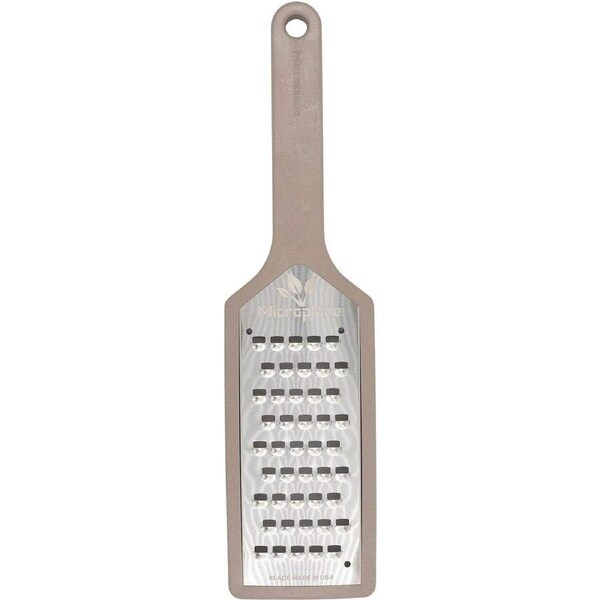 Microplane Extra Coarse Stainless Steel Grater Dover Peeler Zester - Grey