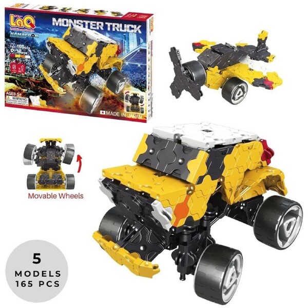 LaQ Hamacron Constructor Monster Truck - 5 models, 165 pieces