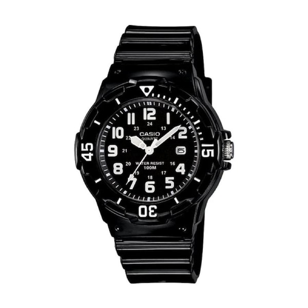 Casio Ladies Black Analogue LRW200H-1B/LRW-200H-1BV