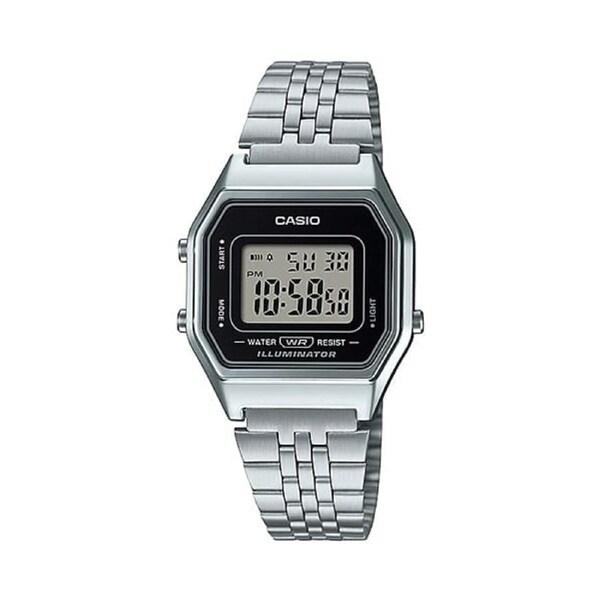 Casio Classic Ladies Sliver Digital LA680WA-1D / LA-680WA-1