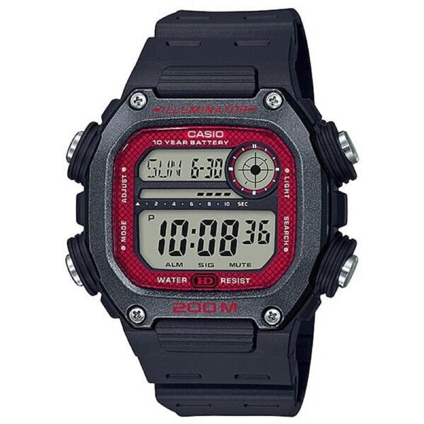 Casio Unisex Black Digital DW291H-1B/DW-291H-1BV