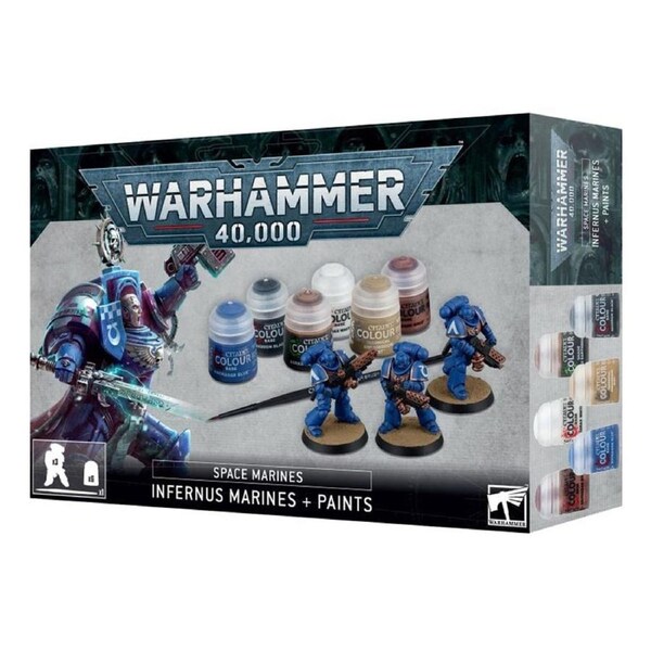 Warhammer 40,000 Space Marines: Infernus Marines + Paint Set