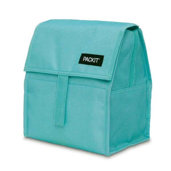 Packit Freezable Lunch Bag Chiller Travel/Outdoor Food Storage Container Mint