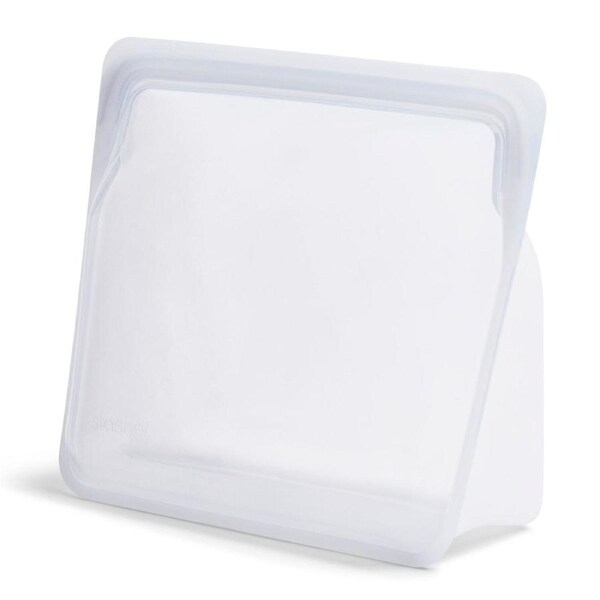 Stasher 3L Silicone Stand Up Mega Food/Leftovers Saver Storage Bag Pouch Clear