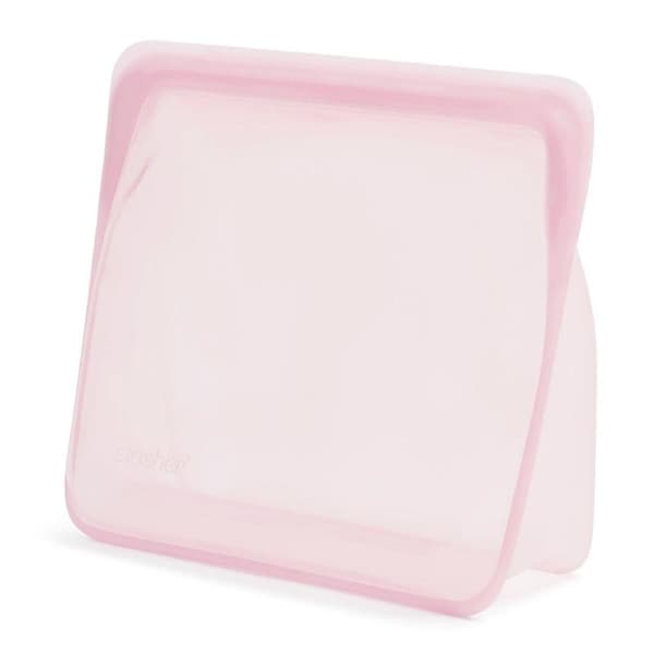 Stasher 3L Silicone Stand Up Mega Food/Leftovers Saver Storage Bag Pouch Pink