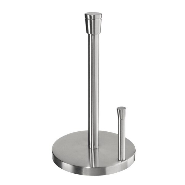 Oggi 33cm Stainless Steel Paper Towel/Tissue Roll Holder w/ Tear Bar Silver