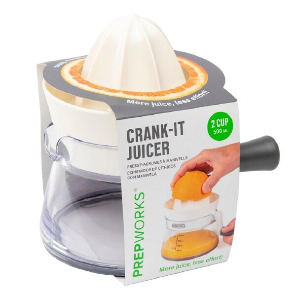 Progressive Prepworks 2-Cup 500ml Valencia EZ Juice Lemon/Orange Squeezer Juicer