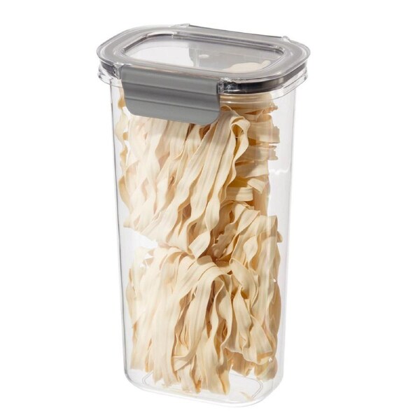Oggi Clarity 24cm/1.6L Food Storage Container Stackable Pantry Organiser Clear