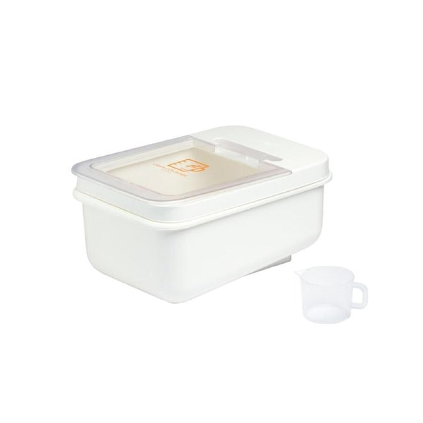 Locknlock 8L Dry Food Container Kitchen Rice/Grain Storage Box w/ Cup White