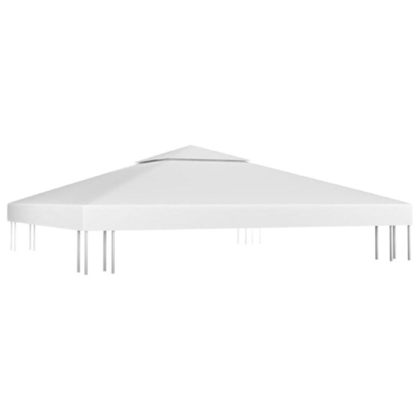 Gazebo Top Cover 310g/m2 3x3m White Garden Roof Replacement Tent Canopy
