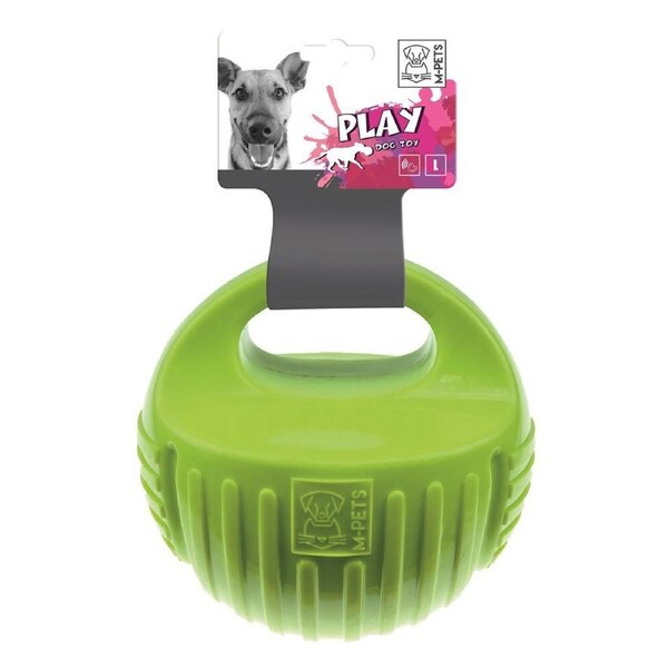 M-Pets 18cm Arco Ball Dog/Puppy Interactive Fun Pet Fetch/Exercise Toy Green