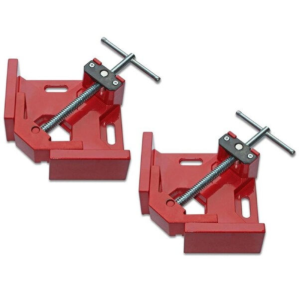 2PK Heavy Duty Aluminium Woodworking Home Improvement Workshop Corner Clamp Set