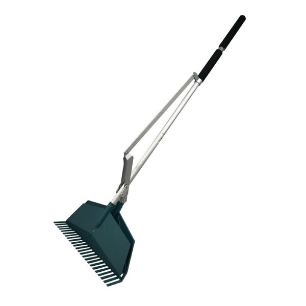 Durable 2-In-1 Rake With Dustpan Outdoor Lawn & Garden Maintenance Care Set