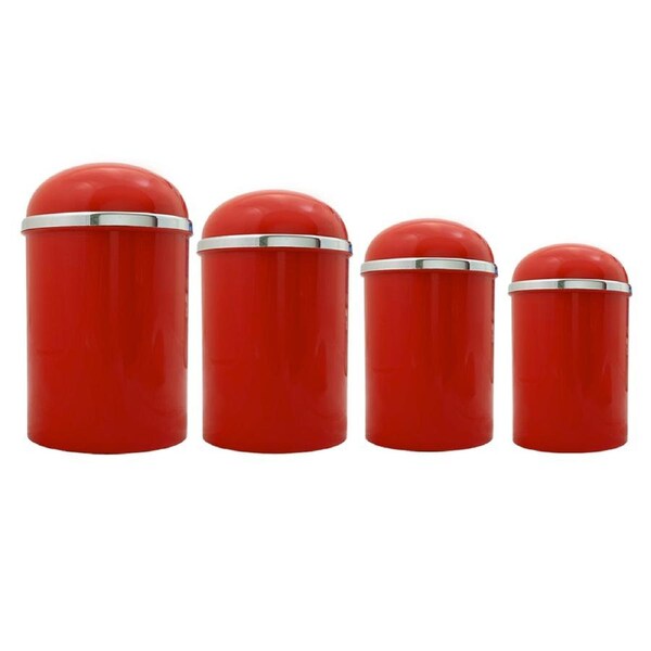4pc Naza Multi-Purpose Kitchen/Panty Food Storage Canister Set Assorted Colours