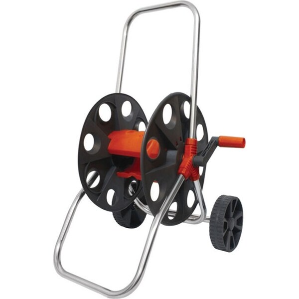 Portable Durable Metal Hose Reel On Wheels Garden Maintenance/Plant Care