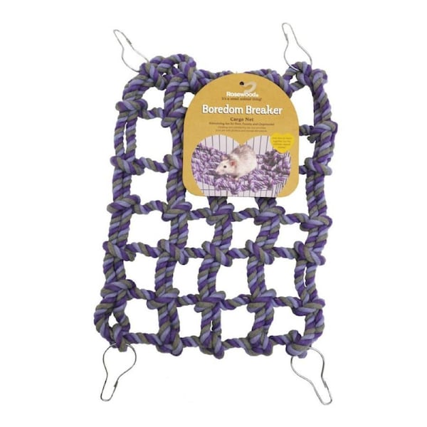 Rosewood Climbing Rope Activity Rat & Ferret Cargo Net Pet Exercise Toy Asst