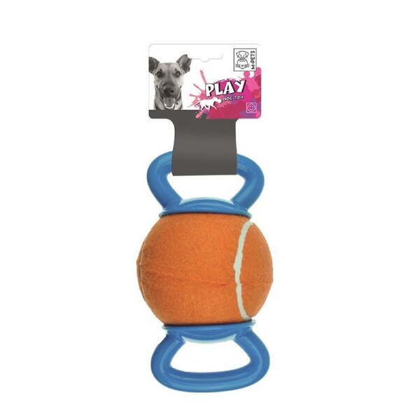 M-Pets Handy Ball Dog/Puppy Pet Interactive Teething Chew Toy Exercise Play