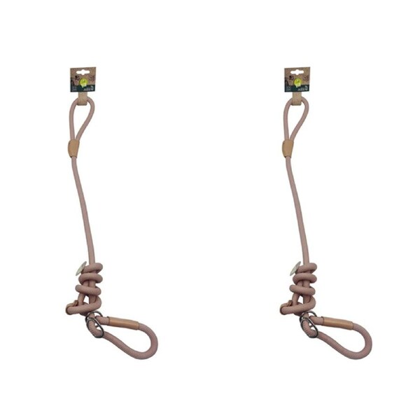 2x M-Pets 170cm Eco Dog/Puppy Pet Leash Walking Outdoor Training Lead Med Pink