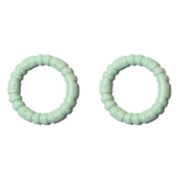 2x Rosewood Nylon Chew Ring Pet Dog Chew Bite Fun Play Interactive Toy Lrg Mint