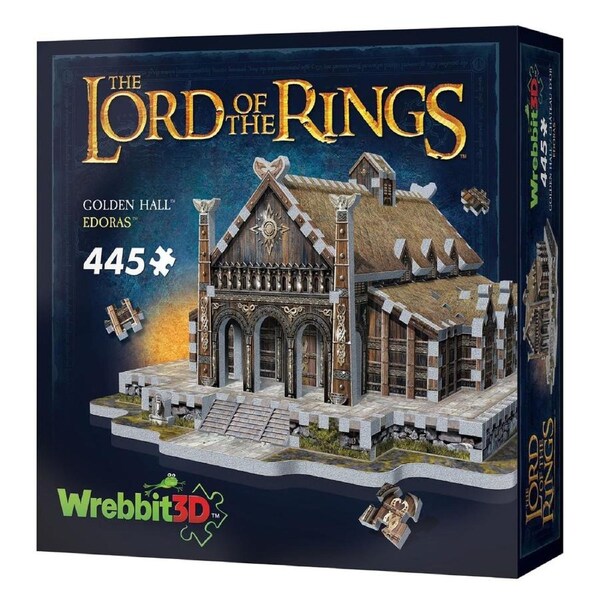 Lord of the Rings Golden Hall Edoras Wrebbit 3D Puzzle