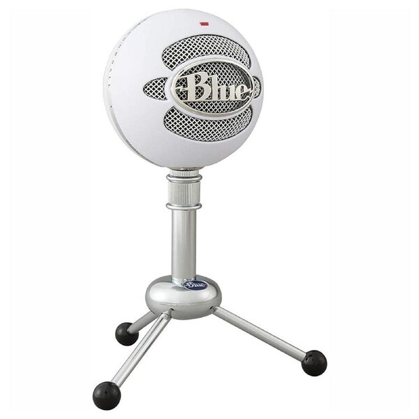Blue Snowball Professional USB Microphone (Textured White)