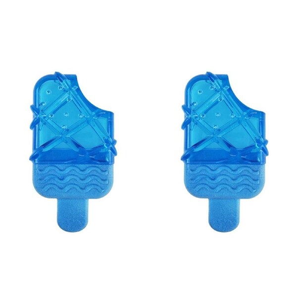 2x Rosewood Cooling Ice Cream Pet Dog Refreshing Treat Interactive Play Toy Blue