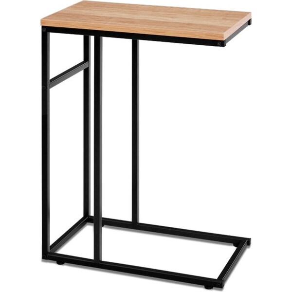 Coffee Side Table Laptop Desk Bedside Sofa End Tables Wooden Metal Frame