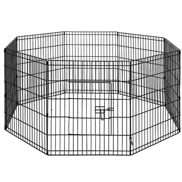 Pet Playpen Dog Playpen Exercise Cage Enclosure Fence 2x30in - 8 Panel