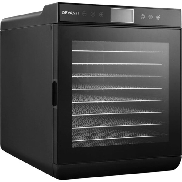 Food Dehydrators Stainless Steel Jerky Dehydrator Fruit Dryer 10 Trays