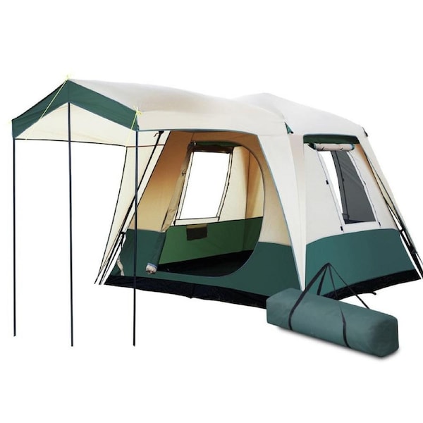 Camping Tent Pop Up Family Hiking Beach Dome - Fits 4 Person