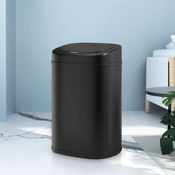 Devanti 82L Motion Sensor Bin Rubbish Automatic Black