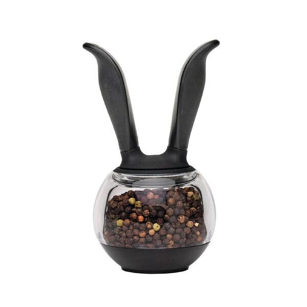 Chef N Pepperball Adjustable Grind Pepper Grinder Spice Peppercorn Mill BLK