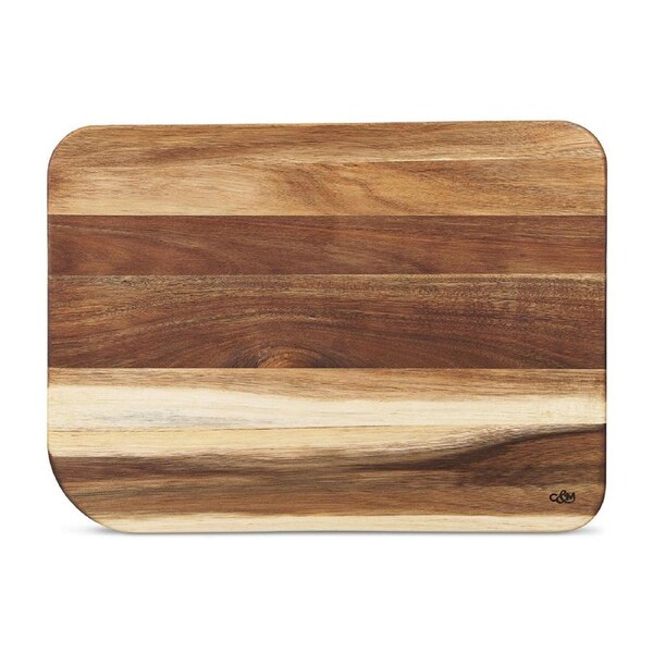 Cole & Mason Berden 35cm Acacia Wood Carving/Chopping Serve Kitchen Board Brown